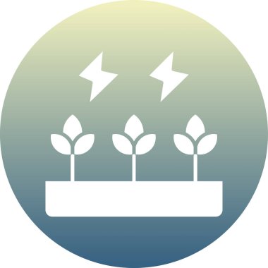 bitki yetiştirme ikonu. vektör illüstrasyonu