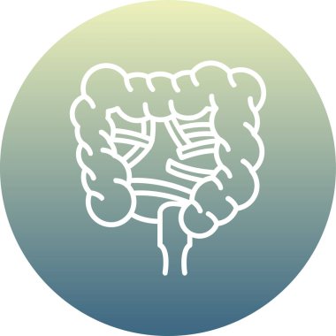 bağırsak simgesi, basit biçim