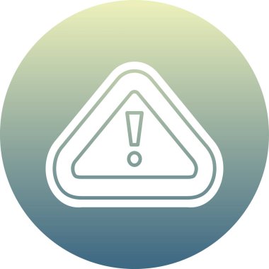 uyarı simgesi vektör illüstrasyonu