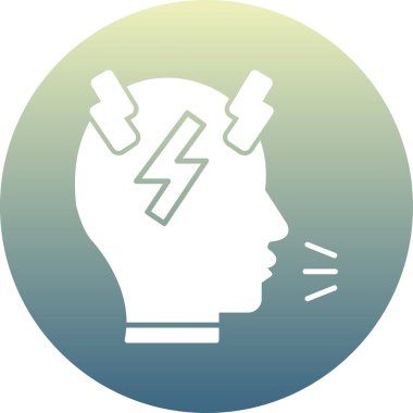 Beyin simgesi olan bir ampul