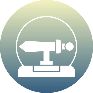 Gözetim ikonu. Vektör çizimi. 10 saniye.