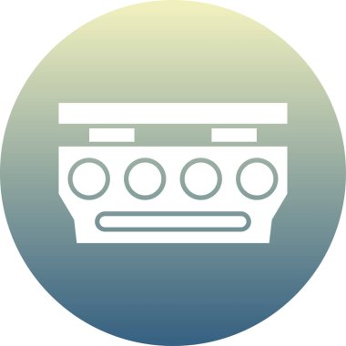 Ütü. Web simgesi basit illüstrasyon