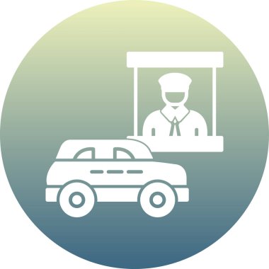 araba simgesi vektör illüstrasyonu