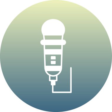 Mikrofonun vektör illüstrasyonu