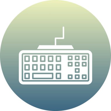 Modern b 'nin vektör illüstrasyonu eksik simgesi