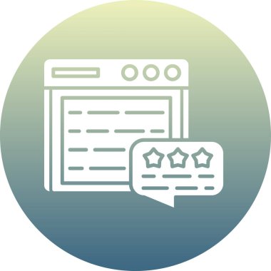 Web simgesi vektör illüstrasyonu