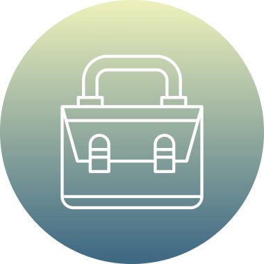 Bir evrak çantasının vektör illüstrasyonu