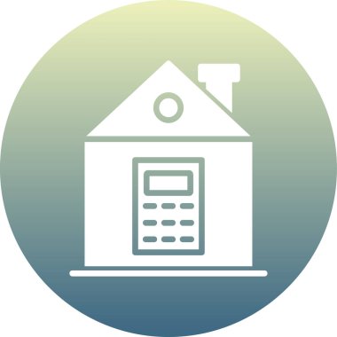 bina simgesi, vektör illüstrasyonu