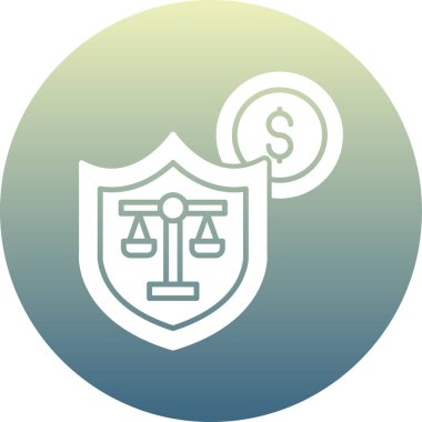 Dolar simgesi vektör illüstrasyonu