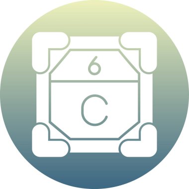 Modern bir simgenin vektör illüstrasyonu