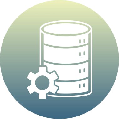 Bir fabrika simgesinin vektör illüstrasyonu