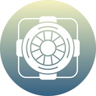 Modern oto tamir simgesinin vektör illüstrasyonu