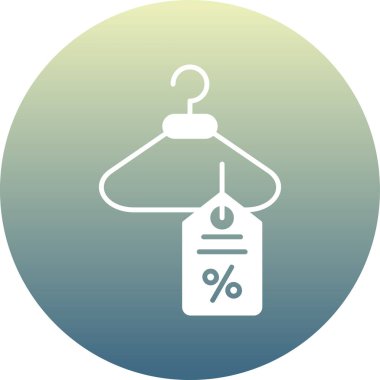 Alışveriş etiketi vektör simgesi düzenlenebilir