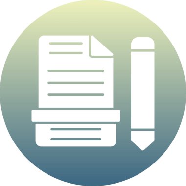 Dosya. Web simgesi basit illüstrasyon