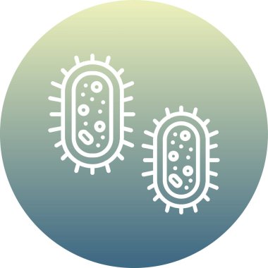 Virüs bakteri simgesinin vektör çizimi
