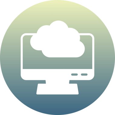 Bulut hesaplama. Web simgesi