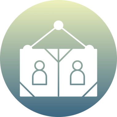 Modern eğitim ikonunun vektör illüstrasyonu