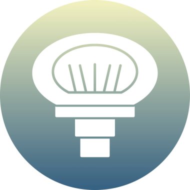 Ampul simgesi ve vektör illüstrasyonu beyaz arkaplanda izole edildi