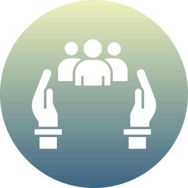 İnsan simgesinin vektör illüstrasyonu