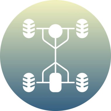 Modern b 'nin vektör illüstrasyonu eksik simgesi