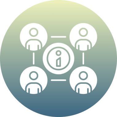 İnsan simgesinin vektör illüstrasyonu