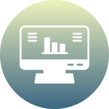 analiz simgesi, vektör illüstrasyonu.