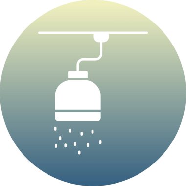 duş ikonu vektör illüstrasyonu