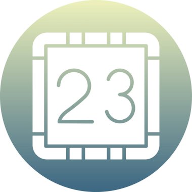 Takvim. Web simgesi basit illüstrasyon