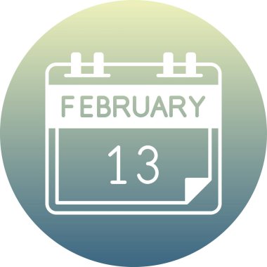 Tek günlük takvimde 13 Şubat tarihi