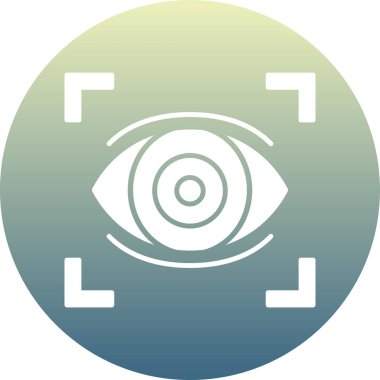 Göz simgesi vektör illüstrasyonu