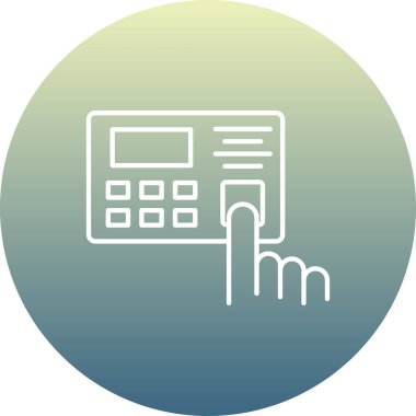 hesap makinesi vektör simgesi modern basit vektör çizimi