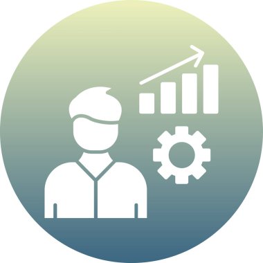 iş simgesi vektör illüstrasyonu