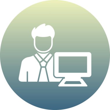 İş adamının vektör illüstrasyonu