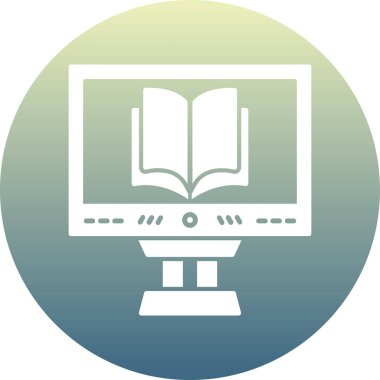 Kitap simgesinin vektör illüstrasyonu