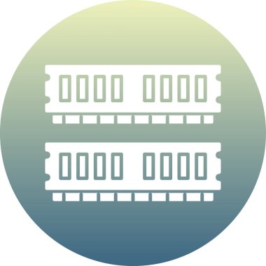 Stadyum web simgesi, basit vektör illüstrasyonu