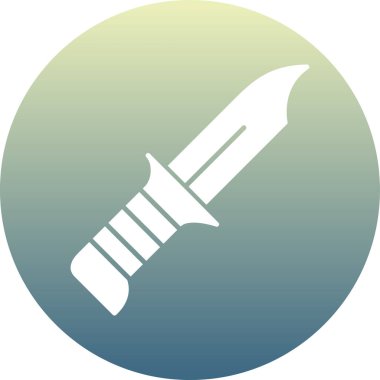 Kılıç. Web simgesi basit tasarım