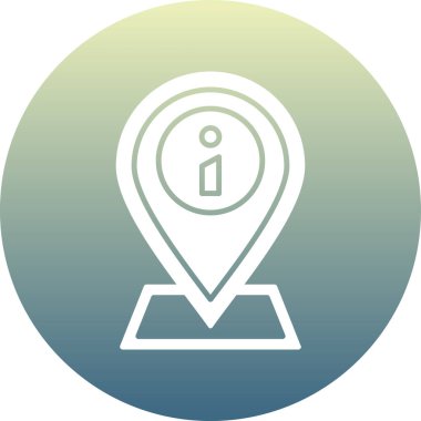 Konum simgesinin vektör illüstrasyonu