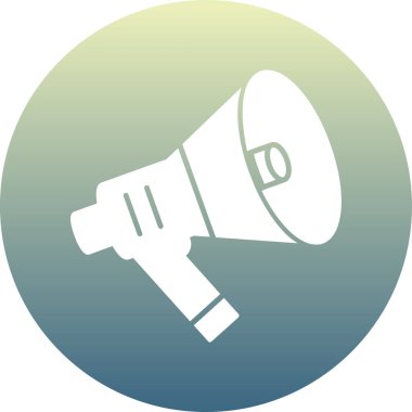 megafon simgesi, vektör illüstrasyonu