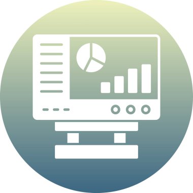 seo modern simgesinin vektör illüstrasyonu