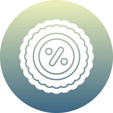 Eşsiz turta vektör simgesi