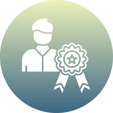 Bir yıldız simgesinin vektör illüstrasyonu