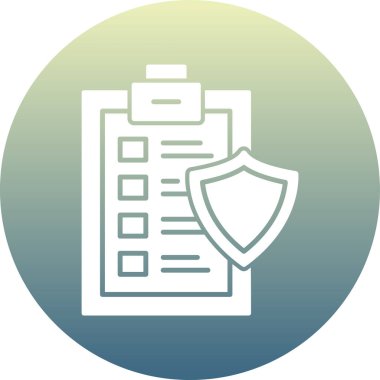 Belge simgesinin vektör illüstrasyonu