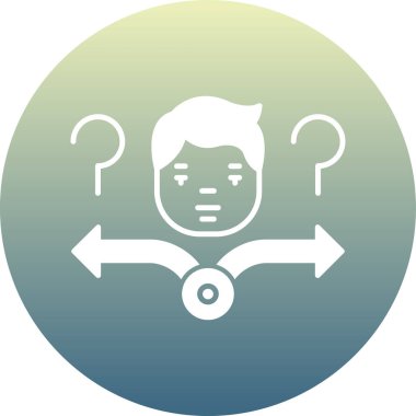 Yüz simgesi olan adam