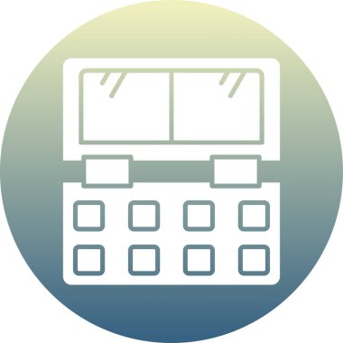 Modern b 'nin vektör illüstrasyonu eksik simgesi