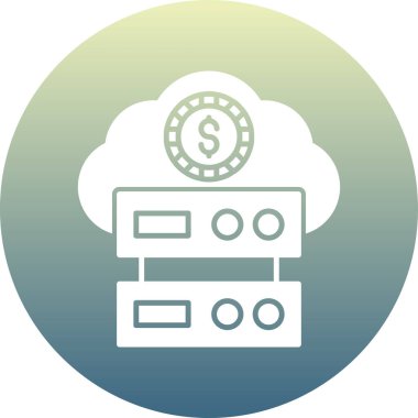 Dolar simgesi vektör illüstrasyonu