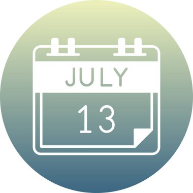 Bir günlük takvimde 12 Temmuz tarihi