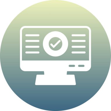 kontrol listesi simgesi, vektör illüstrasyonu