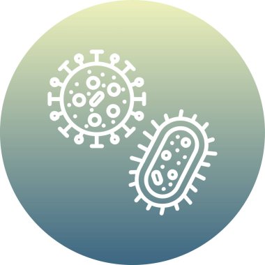 Virüs. Web simgesi basit illüstrasyon