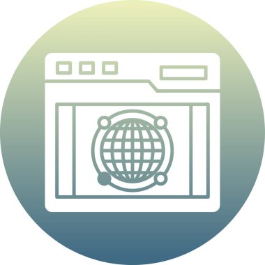 Mutfak. Web simgesi basit illüstrasyon