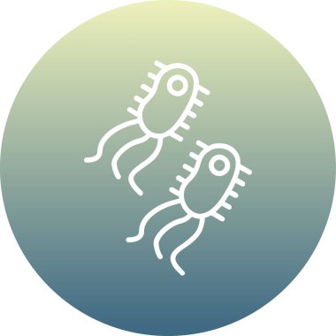 Virüs simgesinin vektör illüstrasyonu